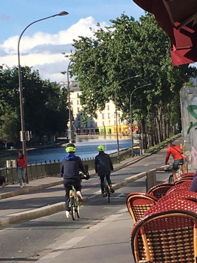Paris, Au Bord Du Canal Saint Martin Eksteriør bilde